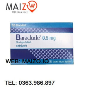 Thuốc Baraclude 0.5mg điều trị viêm gan B mạn